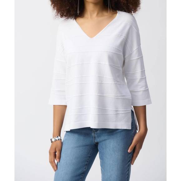 NEW JOSEPH RIBKOFF joseph ribkoff jacquard sweater knit pullover | style 251923 - Picture 3 of 4